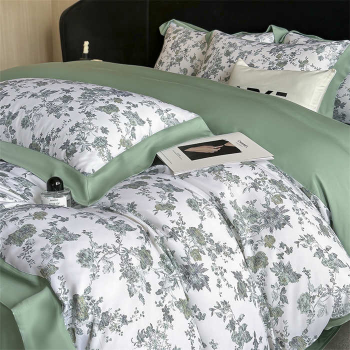 91家纺网 家纺一手货源 找家纺 （总）蓝米卡夫 2026夏季新款50S天丝数码印花夏被夏凉被空调被四件套