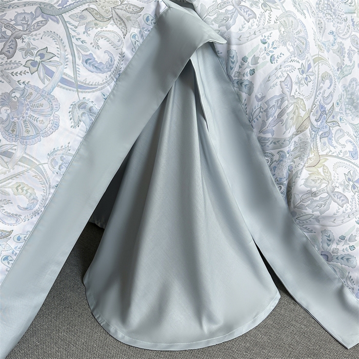 91家纺网 家纺一手货源 找家纺 蓝米卡夫 2026夏季新款50S天丝数码印花夏被夏凉被空调被四件套 伯爵-兰