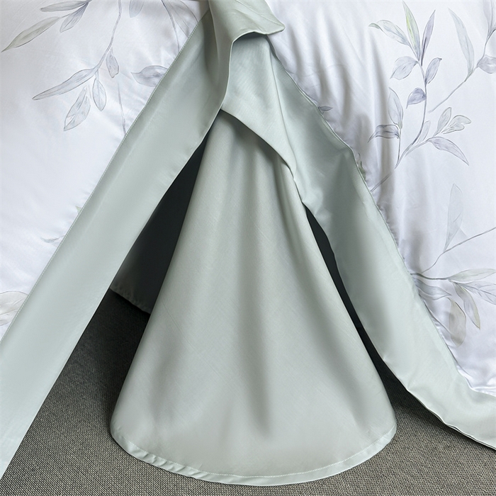 91家纺网 家纺一手货源 找家纺 蓝米卡夫 2026夏季新款50S天丝数码印花夏被夏凉被空调被四件套 春晓雨梦-兰