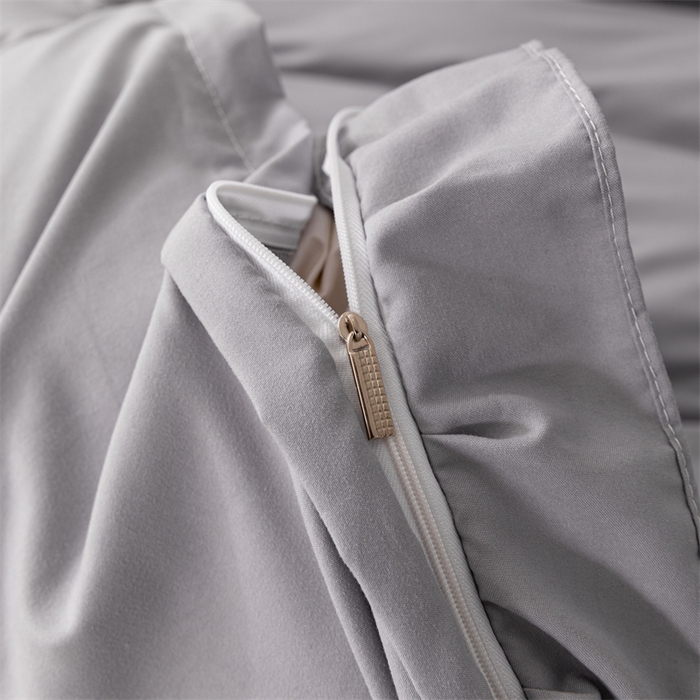 91家纺网 家纺一手货源 找家纺 乐蔻家纺 2026春夏新款A类原棉大豆夹棉床裙床笠四件套床笠单件-蝴蝶结 蝴蝶结-高级灰