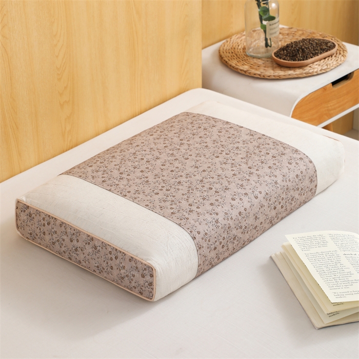 91家纺网 家纺一手货源 找家纺 （总）仁宇枕业 2026新款新品全棉小碎花宫廷款荞麦枕头枕芯