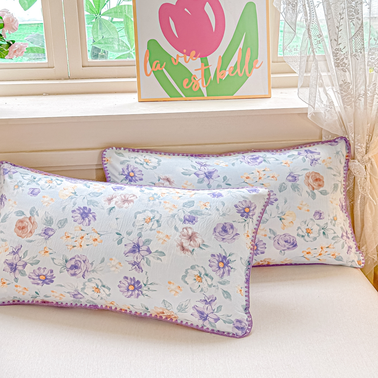 91家纺网 家纺一手货源 找家纺 归属 2026新款A类小碎花贝壳绣皱皱棉夏被夏凉被空调被 漫之语