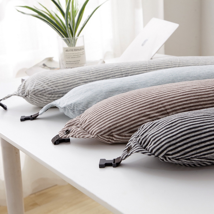 91家纺网 家纺一手货源 找家纺 （总）仁宇枕业 2026新款新品全棉细微纳米粒子旅行U型枕头枕芯