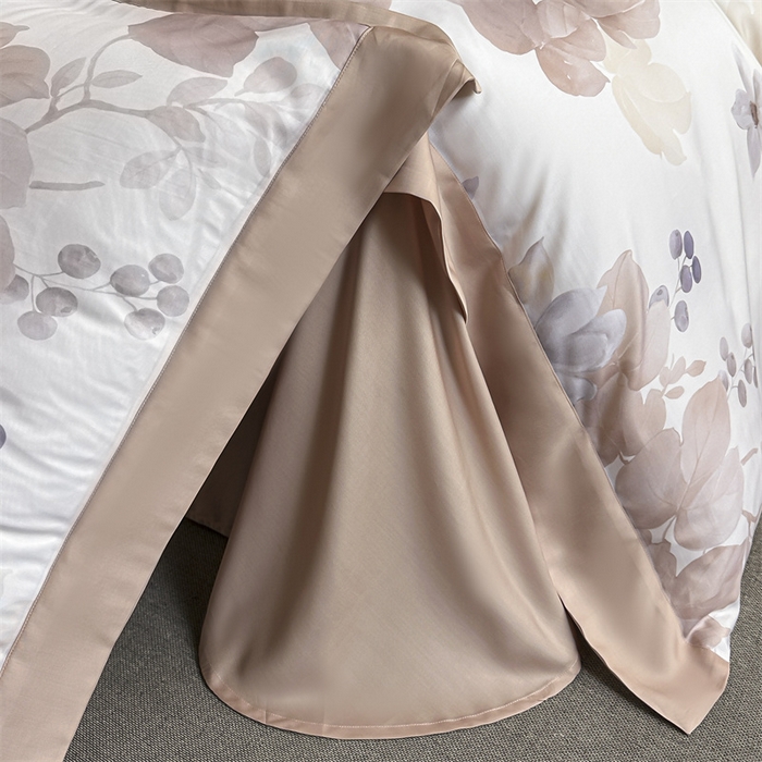 91家纺网 家纺一手货源 找家纺 蓝米卡夫 2026夏季新款50S天丝数码印花夏被夏凉被空调被四件套 翠影-玉