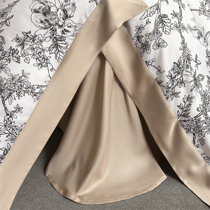 91家纺网 家纺一手货源 找家纺 蓝米卡夫 2026夏季新款50S天丝数码印花夏被夏凉被空调被四件套 华尔兹