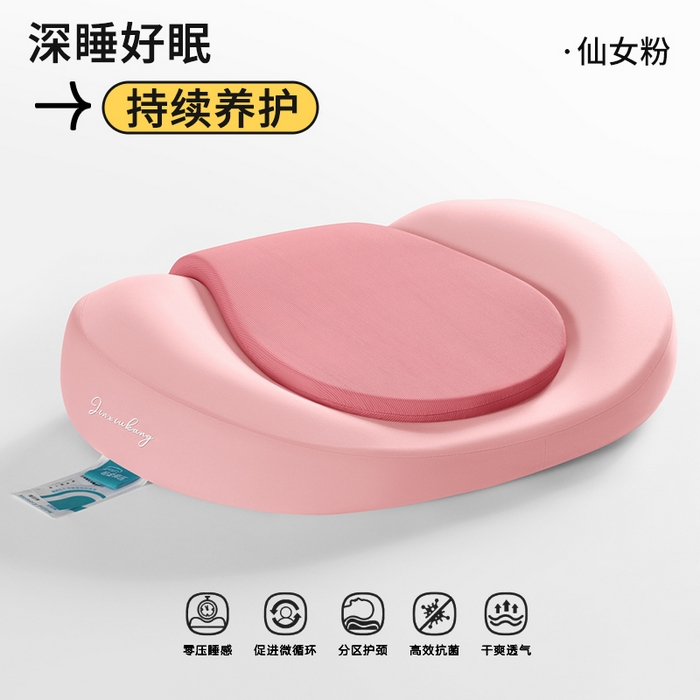 91家纺网 家纺一手货源 找家纺 （总）仁宇枕业 2026新款新品清凉记忆枕芯枕头7条纹双层记忆枕头枕芯