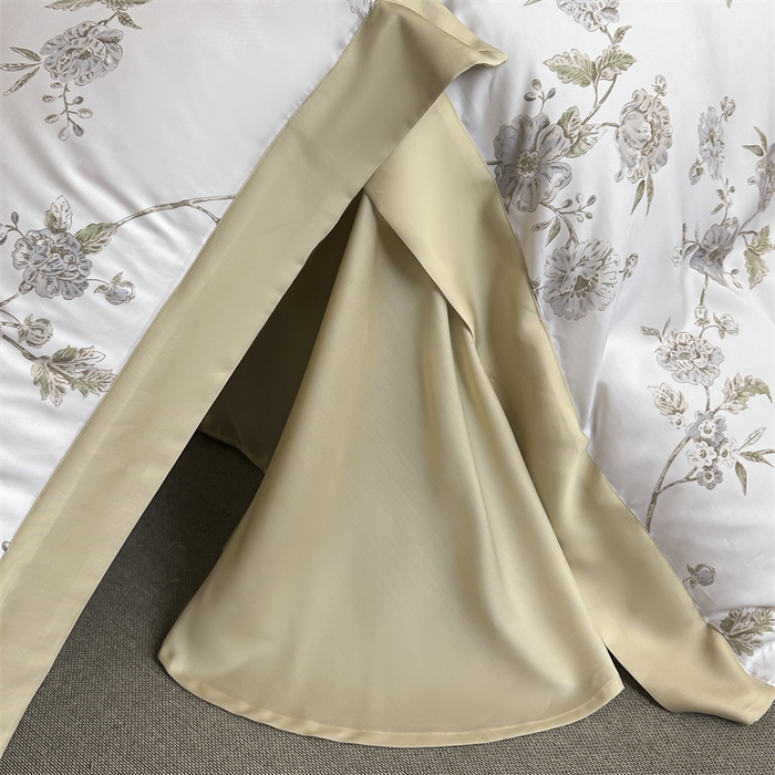 91家纺网 家纺一手货源 找家纺 蓝米卡夫 2026夏季新款50S天丝数码印花夏被夏凉被空调被四件套 曼妮-紫