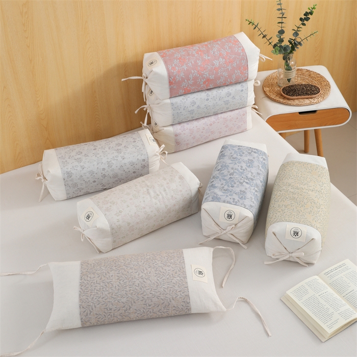 91家纺网 家纺一手货源 找家纺 （总）仁宇枕业 2026新款新品国风棉麻荞麦枕芯可调节高度荞麦枕护颈椎反弓苦荞麦枕头枕芯