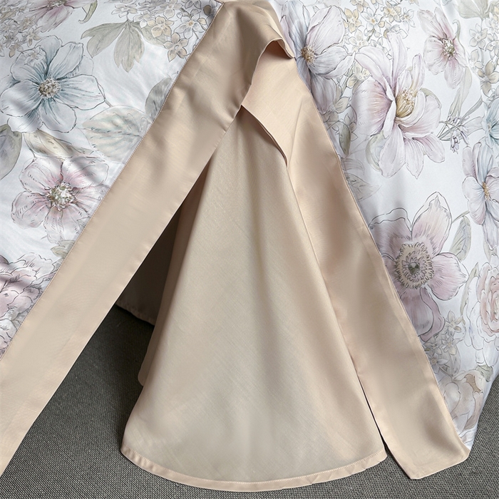 91家纺网 家纺一手货源 找家纺 蓝米卡夫 2026夏季新款50S天丝数码印花夏被夏凉被空调被四件套 山樱觅-粉