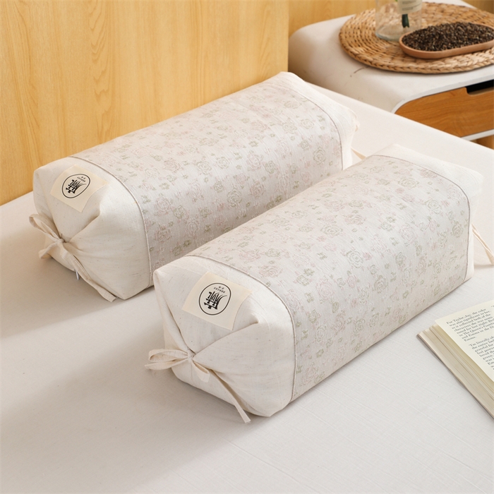 91家纺网 家纺一手货源 找家纺 （总）仁宇枕业 2026新款新品国风棉麻荞麦枕芯可调节高度荞麦枕护颈椎反弓苦荞麦枕头枕芯