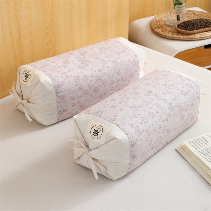 91家纺网 家纺一手货源 找家纺 （总）仁宇枕业 2026新款新品国风棉麻荞麦枕芯可调节高度荞麦枕护颈椎反弓苦荞麦枕头枕芯