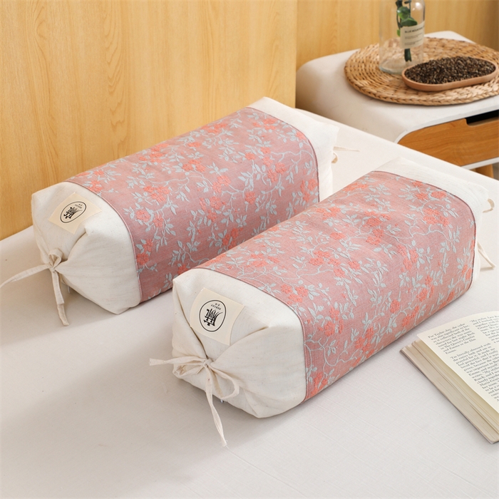 91家纺网 家纺一手货源 找家纺 （总）仁宇枕业 2026新款新品国风棉麻荞麦枕芯可调节高度荞麦枕护颈椎反弓苦荞麦枕头枕芯