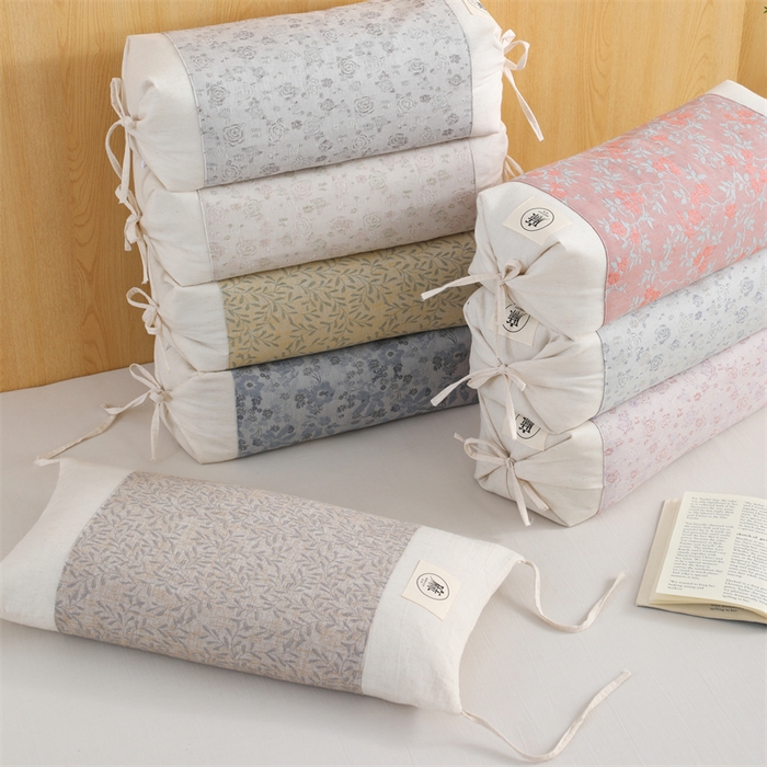 91家纺网 家纺一手货源 找家纺 （总）仁宇枕业 2026新款新品国风棉麻荞麦枕芯可调节高度荞麦枕护颈椎反弓苦荞麦枕头枕芯