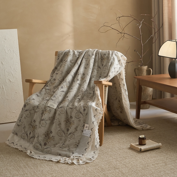 91家纺网 家纺一手货源 找家纺 （总）大彩家居 2026新款全棉提花棉麻夏被夏凉被空调被