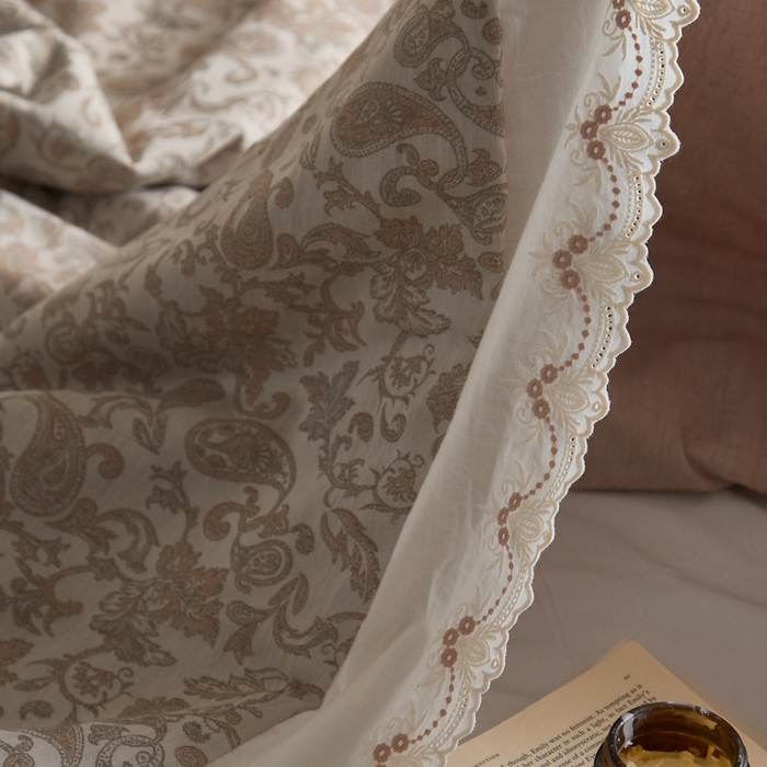 91家纺网 家纺一手货源 找家纺 大彩家居 2026新款全棉提花棉麻夏被夏凉被空调被 流沙印记