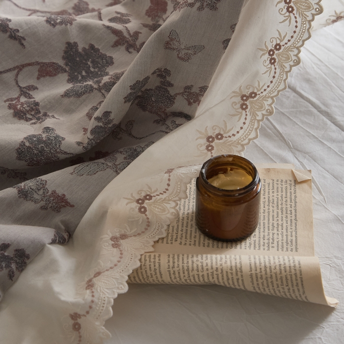 91家纺网 家纺一手货源 找家纺 大彩家居 2026新款全棉提花棉麻夏被夏凉被空调被 暮色暗香