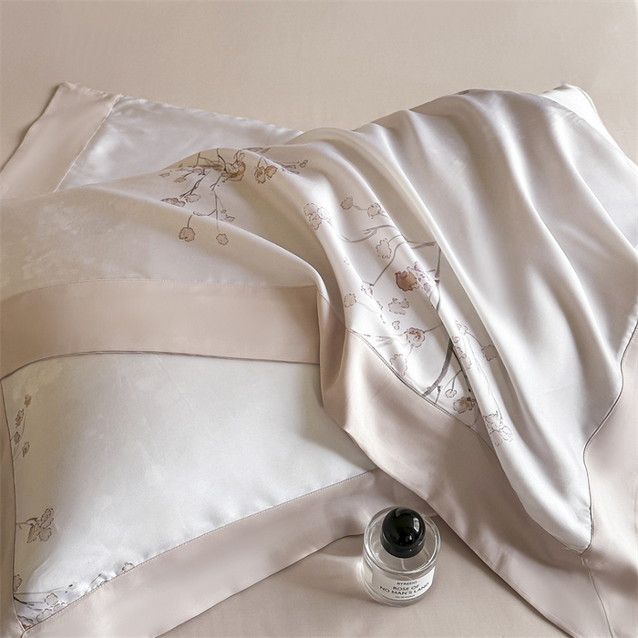 91家纺网 家纺一手货源 找家纺 蓝米卡夫 2026夏季新款50S天丝数码印花夏被夏凉被空调被四件套 堂影寻-粉