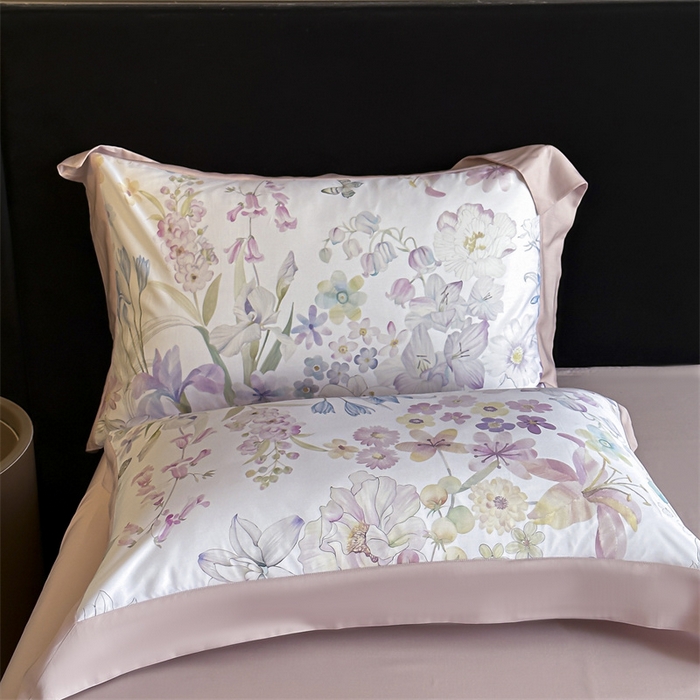 91家纺网 家纺一手货源 找家纺 蓝米卡夫 2026夏季新款50S天丝数码印花夏被夏凉被空调被四件套 晓梦-米