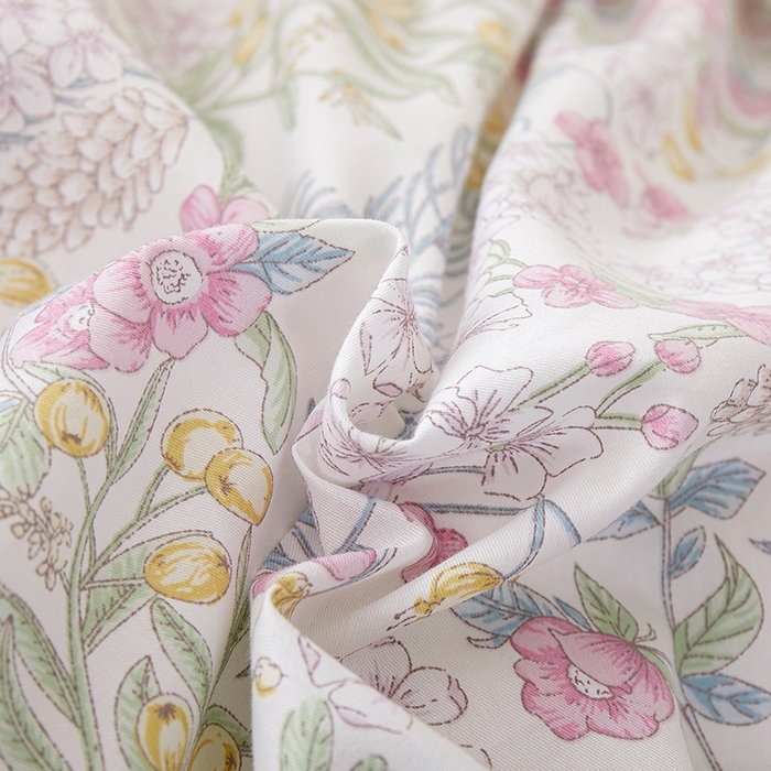 91家纺网 家纺一手货源 找家纺 （总）一米阳光 2026年春夏新款小清新全AA版全棉纯棉四件套