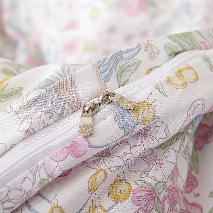 91家纺网 家纺一手货源 找家纺 （总）一米阳光 2026年春夏新款小清新全AA版全棉纯棉四件套