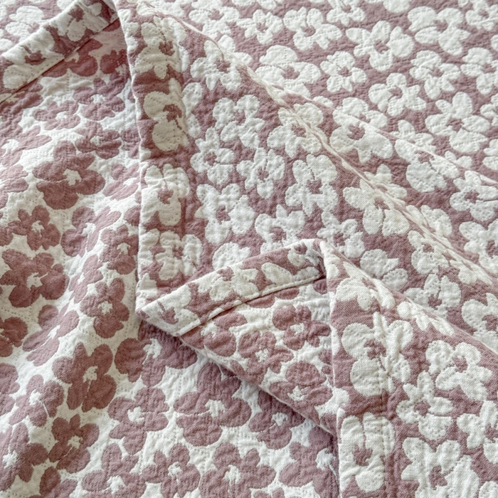 91家纺网 家纺一手货源 找家纺 （总）乐家毛巾被（工厂自产自销） 2026新款精梳安心棉色织提花床盖毛巾被两用