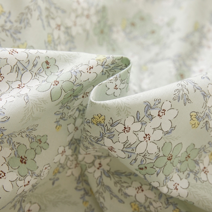 91家纺网 家纺一手货源 找家纺 一米阳光 2026年春夏新款小清新全AA版全棉纯棉四件套 朝花夕拾