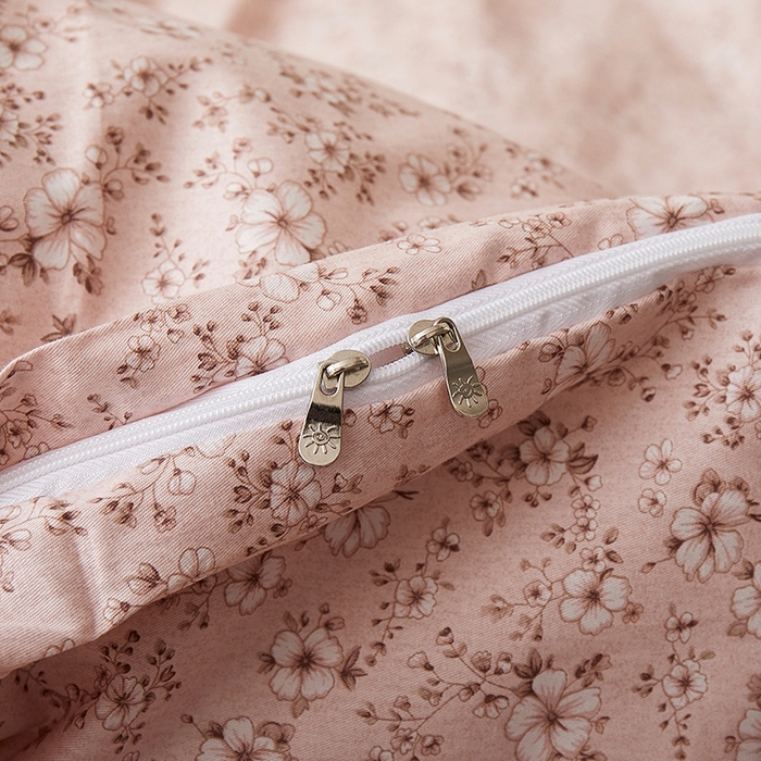 91家纺网 家纺一手货源 找家纺 一米阳光 2026年春夏新款小清新全AA版全棉纯棉四件套 典雅