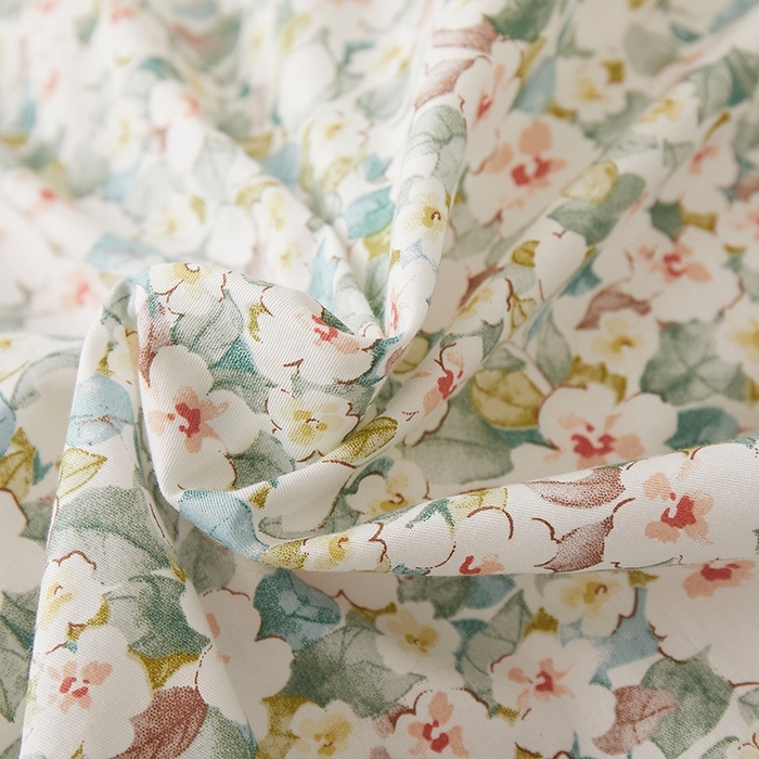 91家纺网 家纺一手货源 找家纺 一米阳光 2026年春夏新款小清新全AA版全棉纯棉四件套 可颂