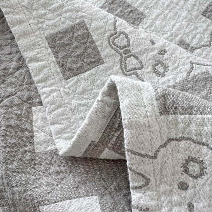 91家纺网 家纺一手货源 找家纺 乐家毛巾被（工厂自产自销） 2026新款精梳安心棉色织提花床盖毛巾被两用 格纹兔头床盖