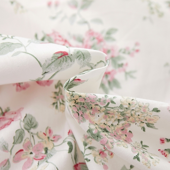 91家纺网 家纺一手货源 找家纺 一米阳光 2026年春夏新款小清新全AA版全棉纯棉四件套 洛克庄园AA