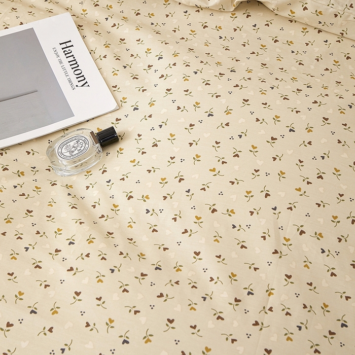 91家纺网 家纺一手货源 找家纺 一米阳光 2026年春夏新款小清新全AA版全棉纯棉四件套 莫妮卡