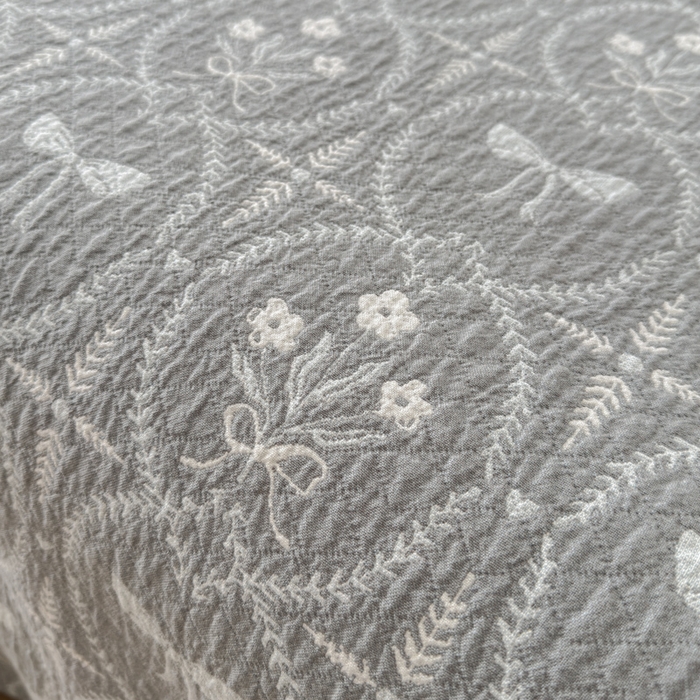 91家纺网 家纺一手货源 找家纺 乐家毛巾被（工厂自产自销） 2026新款精梳安心棉色织提花床盖毛巾被两用 花束来信床盖