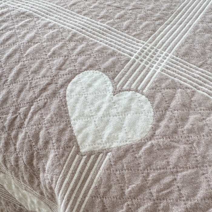 91家纺网 家纺一手货源 找家纺 乐家毛巾被（工厂自产自销） 2026新款精梳安心棉色织提花床盖毛巾被两用 心花床盖