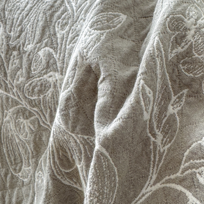 91家纺网 家纺一手货源 找家纺 乐家毛巾被（工厂自产自销） 2026新款精梳安心棉色织提花床盖毛巾被两用 野间草木床盖