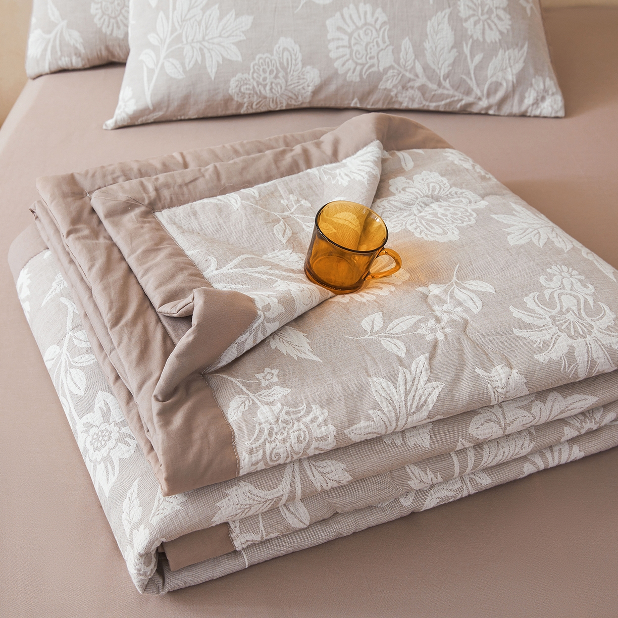 91家纺网 家纺一手货源 找家纺 （总）乐家毛巾被（工厂自产自销） 2026新款全棉色织三层提花夏季大豆纤维被