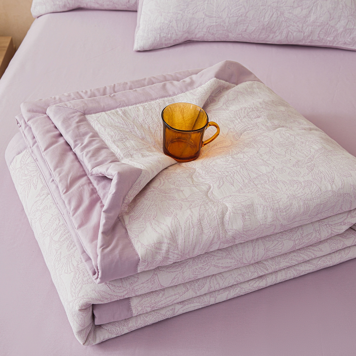 91家纺网 家纺一手货源 找家纺 （总）乐家毛巾被（工厂自产自销） 2026新款全棉色织三层提花夏季大豆纤维被