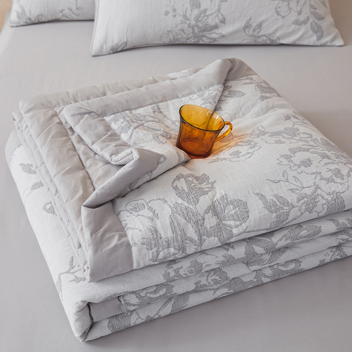 91家纺网 家纺一手货源 找家纺 （总）乐家毛巾被（工厂自产自销） 2026新款全棉色织三层提花夏季大豆纤维被