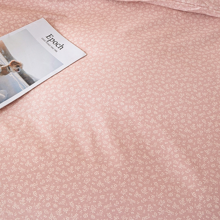 91家纺网 家纺一手货源 找家纺 （总）一米阳光 2026年春夏新款小清新白色小花边全棉纯棉四件套