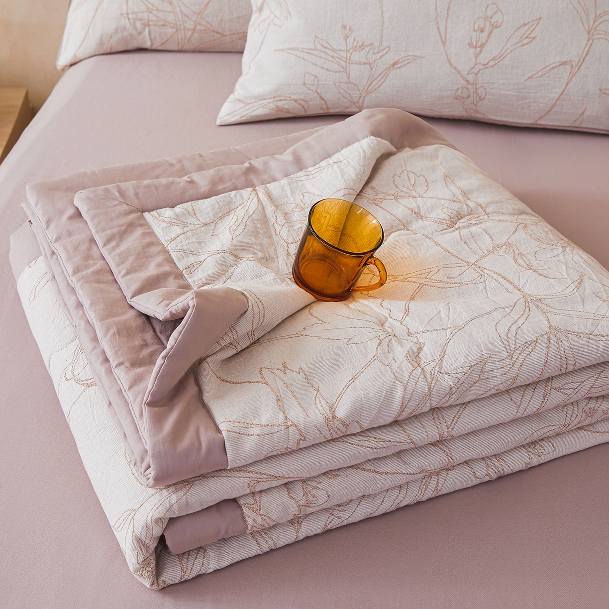 91家纺网 家纺一手货源 找家纺 （总）乐家毛巾被（工厂自产自销） 2026新款全棉色织三层提花夏季大豆纤维被