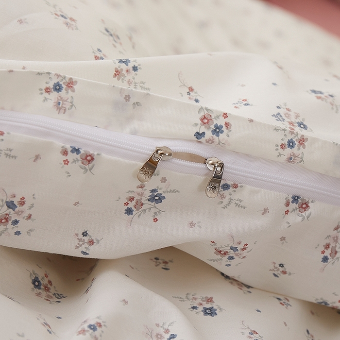 91家纺网 家纺一手货源 找家纺 一米阳光 2026年春夏新款小清新蝴蝶结绑带款全棉纯棉四件套 织梦