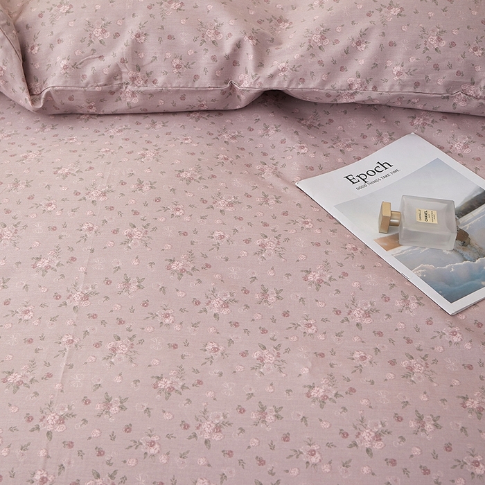 91家纺网 家纺一手货源 找家纺 一米阳光 2026年春夏新款小清新蝴蝶结绑带款全棉纯棉四件套 梦境低语