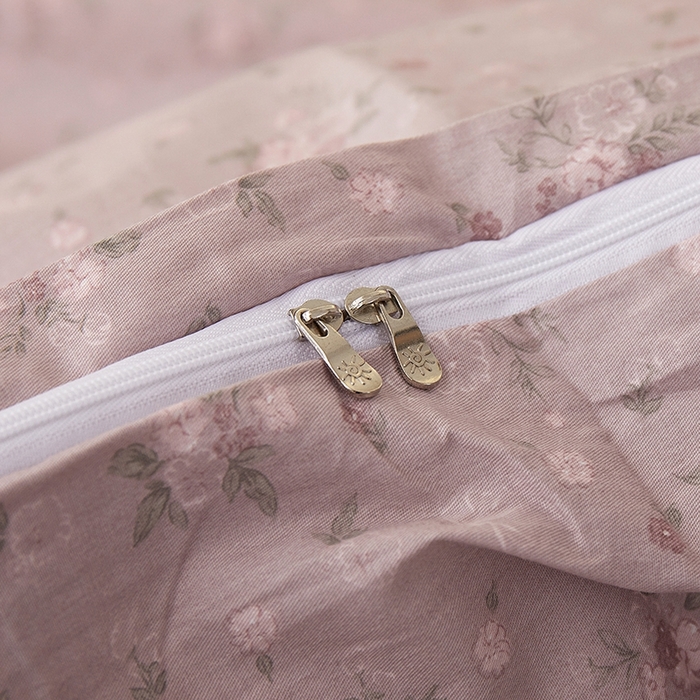 91家纺网 家纺一手货源 找家纺 一米阳光 2026年春夏新款小清新蝴蝶结绑带款全棉纯棉四件套 梦境低语