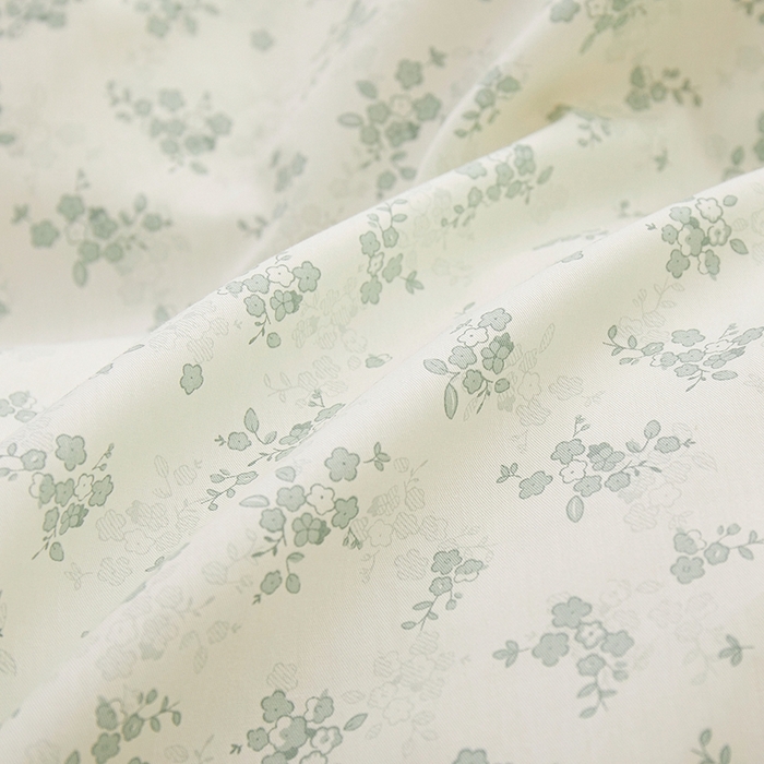 91家纺网 家纺一手货源 找家纺 一米阳光 2026年春夏新款小清新蝴蝶结绑带款全棉纯棉四件套 徐徐花开