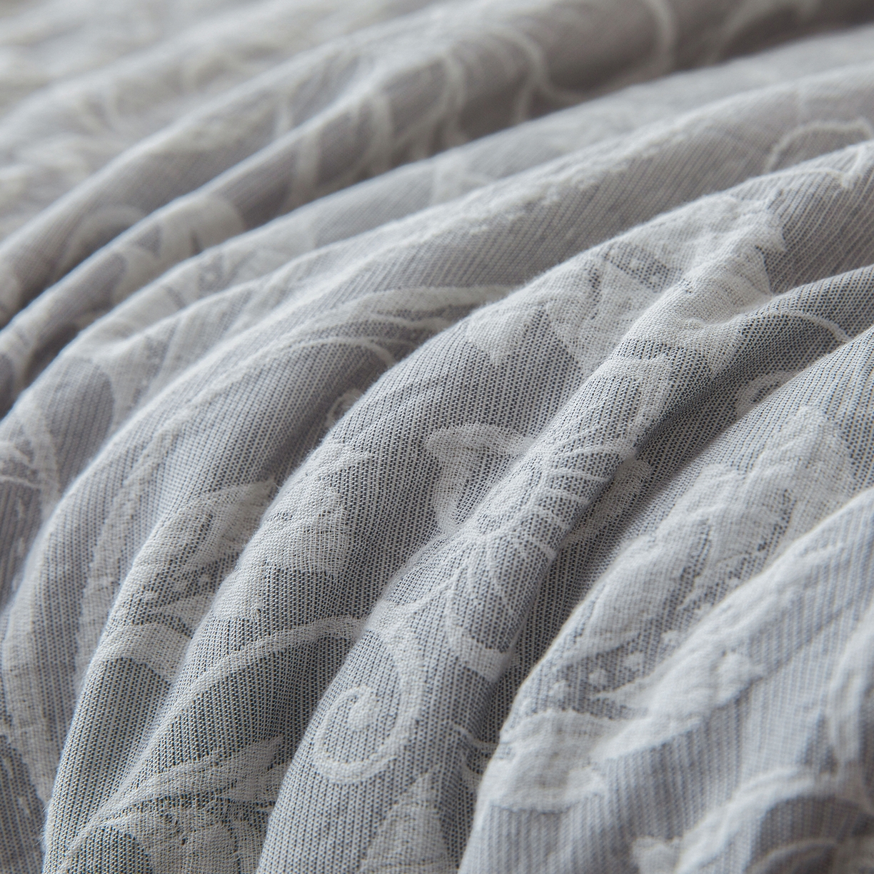 91家纺网 家纺一手货源 找家纺 乐家毛巾被（工厂自产自销） 2026新款全棉色织三层提花夏季大豆纤维被 澜光盛华