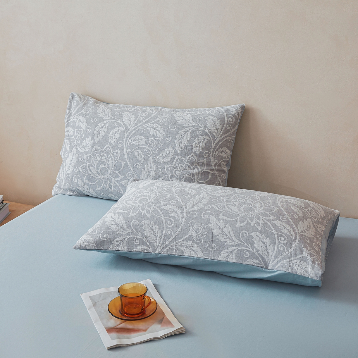 91家纺网 家纺一手货源 找家纺 乐家毛巾被（工厂自产自销） 2026新款全棉色织三层提花夏季大豆纤维被 澜光盛华