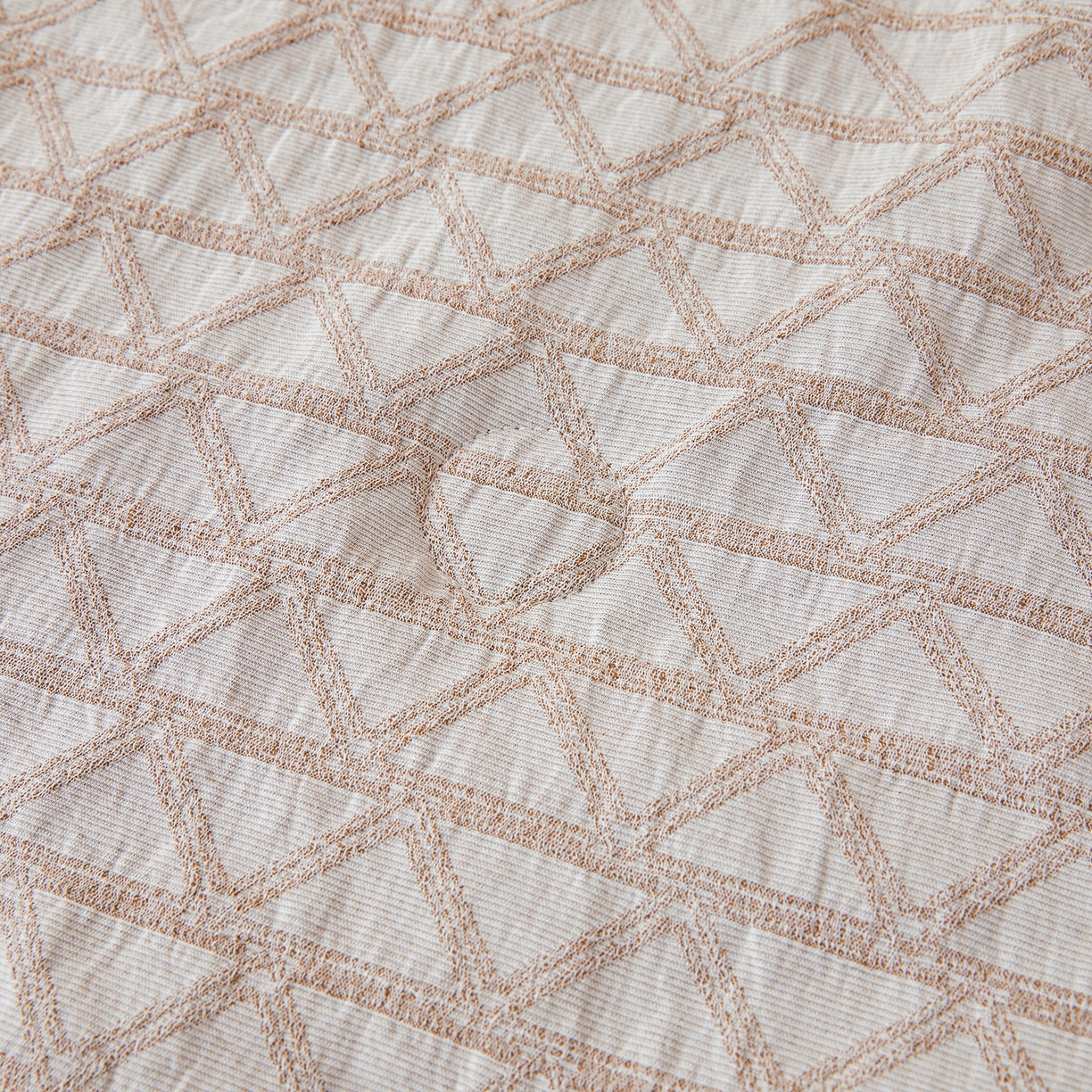 91家纺网 家纺一手货源 找家纺 乐家毛巾被（工厂自产自销） 2026新款全棉色织三层提花夏季大豆纤维被 菱韵