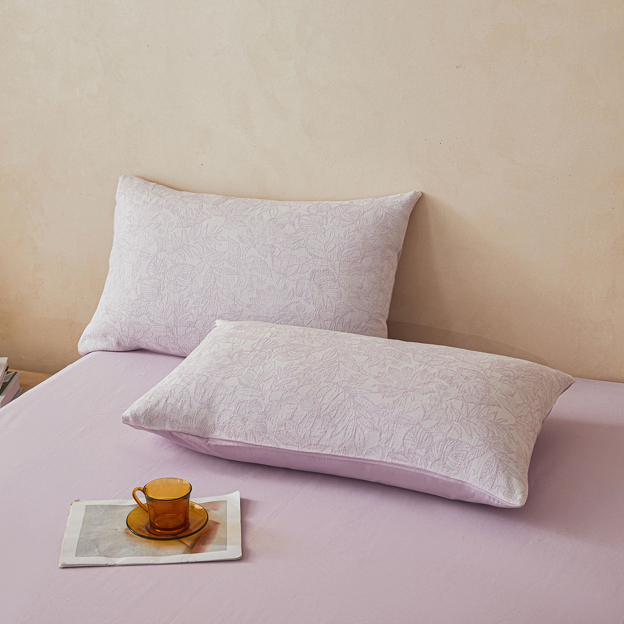 91家纺网 家纺一手货源 找家纺 乐家毛巾被（工厂自产自销） 2026新款全棉色织三层提花夏季大豆纤维被 绿意丛生