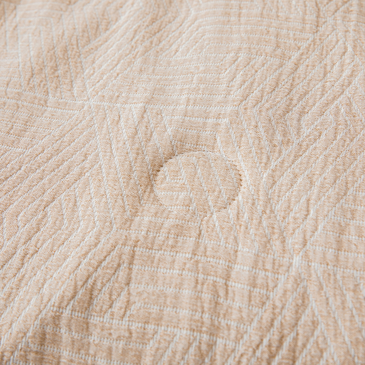 91家纺网 家纺一手货源 找家纺 乐家毛巾被（工厂自产自销） 2026新款全棉色织三层提花夏季大豆纤维被 迷宫