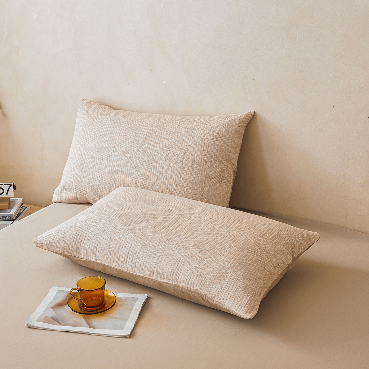 91家纺网 家纺一手货源 找家纺 乐家毛巾被（工厂自产自销） 2026新款全棉色织三层提花夏季大豆纤维被 迷宫