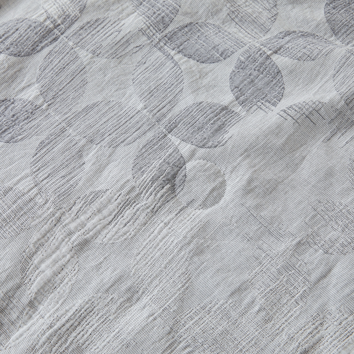 91家纺网 家纺一手货源 找家纺 乐家毛巾被（工厂自产自销） 2026新款全棉色织三层提花夏季大豆纤维被 青枝绿叶